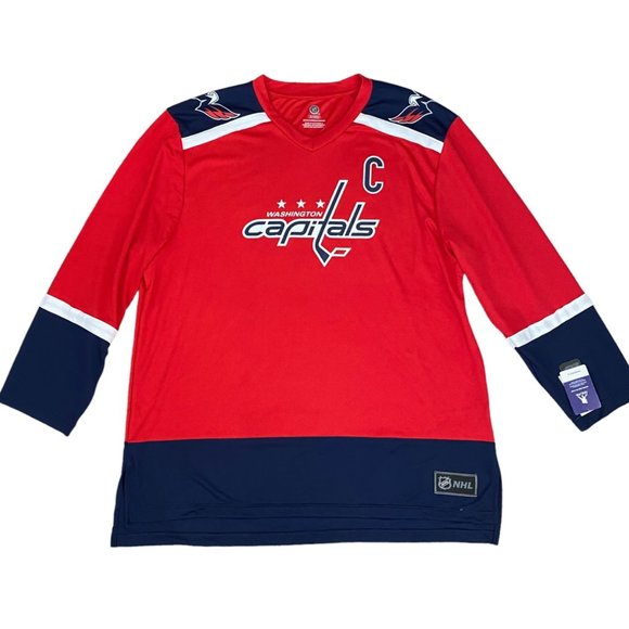 Maillot Vintage Washington Capitals Années 90 - Taille XL - Aigle Doré - Très Bon état